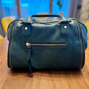 Urban Expressions Elisha Dark Green Satchel